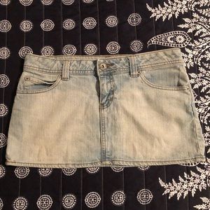 Jean mini skirt size 3